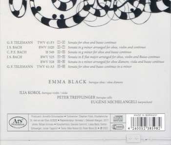 CD Emma Black: The Privileged Oboe – Chamber Works For Oboe, Violin And Continuo 588349