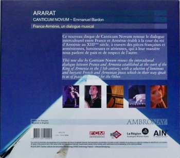 CD Emmanuel Bardon: Ararat, France-Arménie, Un Dialogue Musical 464167