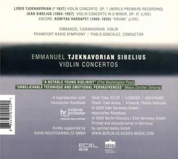 CD Jean Sibelius: Violin Concertos 557944