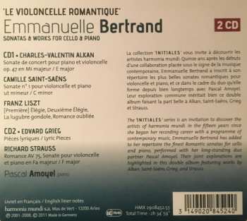 CD Emmanuelle Bertrand: Le Violoncelle Romantique 266079