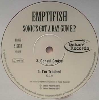 EP Emptifish: Sonic's Got A Ray Gun E.P LTD | CLR 84588