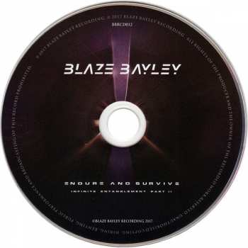 CD Blaze Bayley: Endure And Survive (Infinite Entanglement Part II) 11263