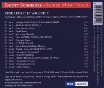 CD Enjott Schneider: Sacred Music Vol. 6 - Resurrexit Et Ascendit 549614