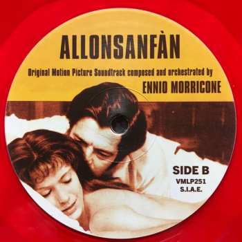 LP Ennio Morricone: Allonsanfan (Original Motion Picture Soundtrack) CLR | LTD 596305