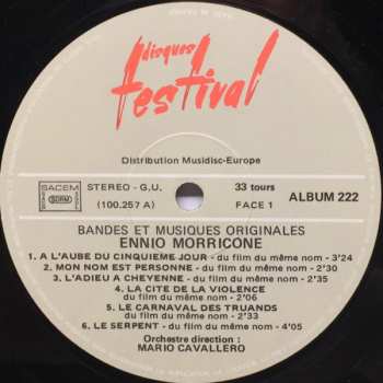 2LP Ennio Morricone: Bandes Et Musiques Originales 644457