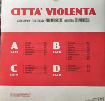 2LP Ennio Morricone: Città Violenta LTD | CLR 551796