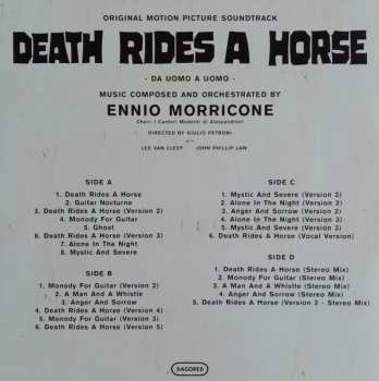 2LP Ennio Morricone: Death Rides A Horse (Da Uomo A Uomo) (Original Motion Picture Soundtrack) LTD | CLR 353913