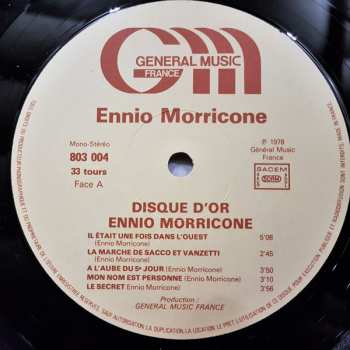 LP Ennio Morricone: Disque D'or 645179