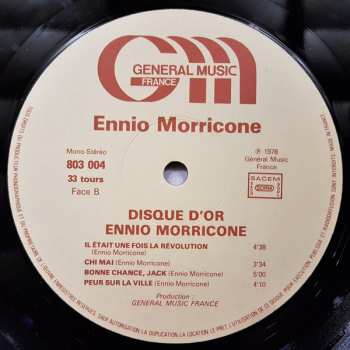 LP Ennio Morricone: Disque D'or 645179