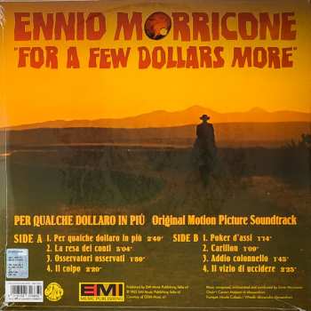 LP Ennio Morricone: For A Few Dollars More (Per Qualche Dollaro In Più - Original Motion Picture Soundtrack) LTD 299999