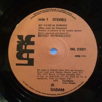 LP Ennio Morricone: Bande Originale Du Film "My Name Is Nobody" (Mon Nom Est Personne) 603356