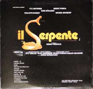 LP Ennio Morricone: Il Serpente (Colonna Sonora Originale Del Film) 626330