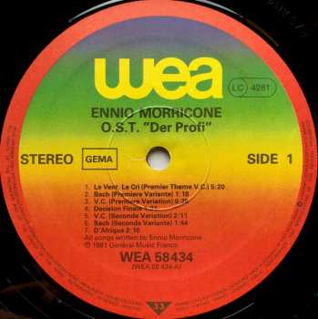 LP Ennio Morricone: Der Profi 524031