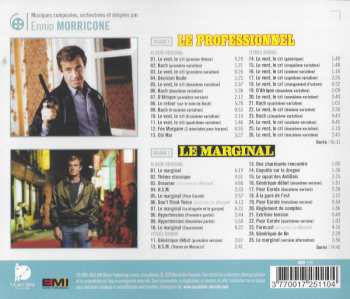 2CD Ennio Morricone: Le Professionnel / Le Marginal (Bandes Originales Des Films) LTD 521354