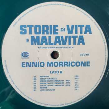 LP Ennio Morricone: Storie Di Vita E Malavita (Colonna Sonora Originale Del Film) CLR | LTD 637752