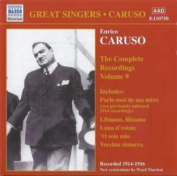 Album Enrico Caruso: Caruso: Complete Recordings, Volume 9