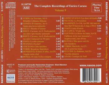 CD Enrico Caruso: Caruso: Complete Recordings, Volume 9 656791