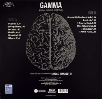 LP Enrico Simonetti: Gamma (Original Television Soundtrack) CLR 635629