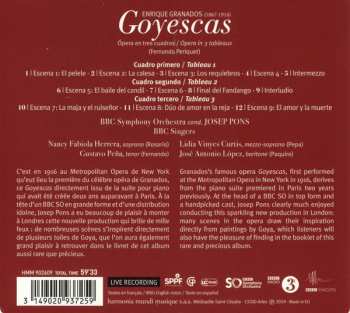 CD Enrique Granados: Goyescas ('Los Majos Enamorados' Opera) 546187