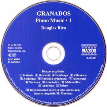 CD Enrique Granados: Piano Music • 1 288532