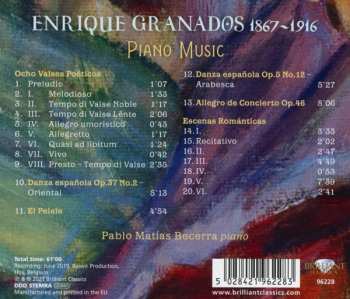 CD Enrique Granados: Piano Music 557972