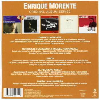 5CD Enrique Morente: Original Album Series 26878