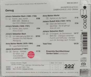 SACD Ensemble BachWerkVokal: Genug 587883