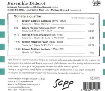 CD Georg Friedrich Händel: Sonate A Quattro 582435