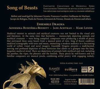 CD Marc Lewon: Song Of Beasts: Fantastic Creatures In Medieval Song 555623