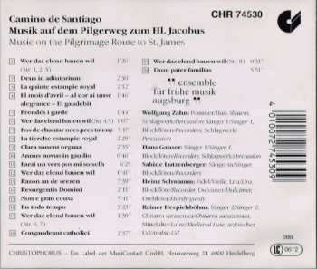 CD Ensemble Für Frühe Musik Augsburg: Camino De Santiago (Musik Auf Dem Pilgerweg Zum Hl. Jacobus = Music On The Pilgrimage Route To St. James) 558122