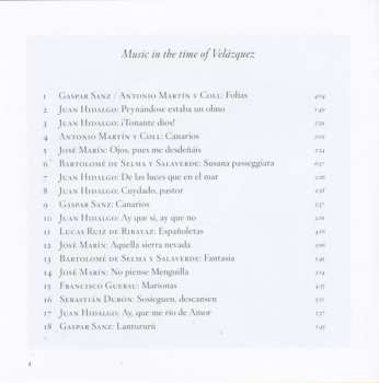 CD José Miguel Moreno: Music In The Time Of Velázquez - Songs And Instrumental Pieces From 17th-century Spain 609387