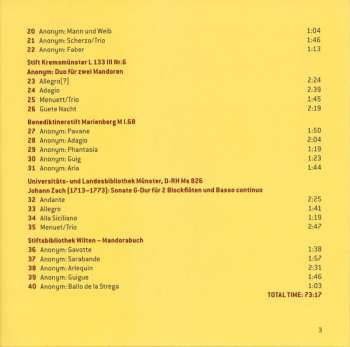 CD Ensemble Rosarum Flores: Klösterlich Kurtzweyl (Die Mandora - Ein Instrumentenporträt) 582141