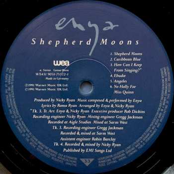 LP Enya: Shepherd Moons 663519