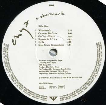 LP Enya: Watermark 632309