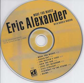 CD Eric Alexander: Mode For Mabes 589035