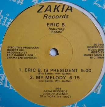 Album Eric B. & Rakim: Eric B. Is President 