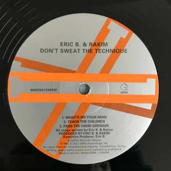 2LP Eric B. & Rakim: Don't Sweat The Technique 387120