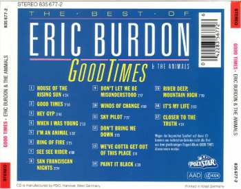 CD Eric Burdon: Good Times (The Best Of Eric Burdon & The Animals) 179906