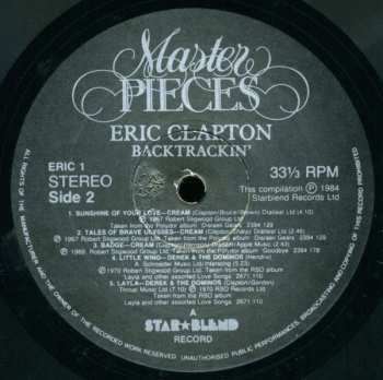 2LP Eric Clapton: Backtrackin' LTD 653223