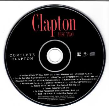 2CD Eric Clapton: Complete Clapton 468271