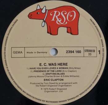 LP Eric Clapton: E.C. Was Here 674345