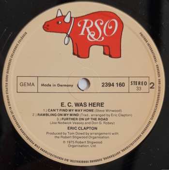 LP Eric Clapton: E.C. Was Here 674345