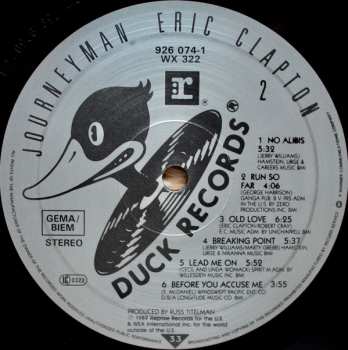 LP Eric Clapton: Journeyman 135370