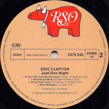 2LP Eric Clapton: Just One Night 661543