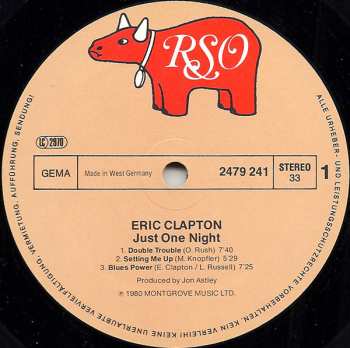 2LP Eric Clapton: Just One Night 661543