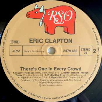 LP Eric Clapton: There's One In Every Crowd 650524