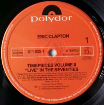 LP Eric Clapton: Timepieces Vol. II - 'Live' In The Seventies 661549