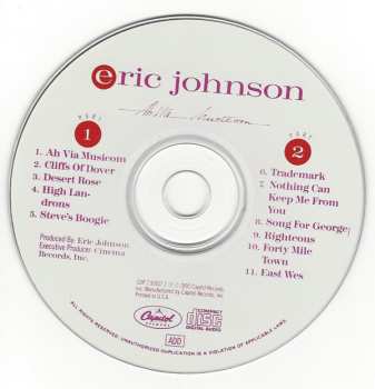 CD Eric Johnson: Ah Via Musicom 566162