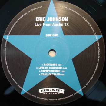 2LP Eric Johnson: Live From Austin, TX 81074