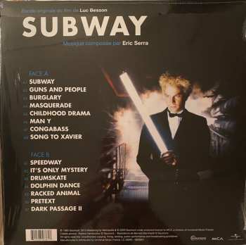 LP Eric Serra: Subway (Bande Originale Du Film) CLR 538458